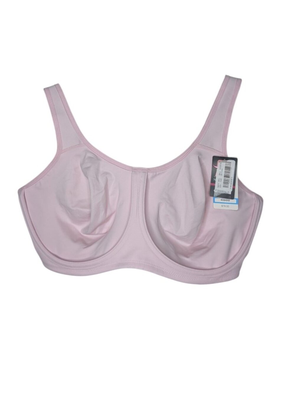 Wacoal womens Maximum Support Simone Underwire Sports Bra 855170 Pink size 40DDD